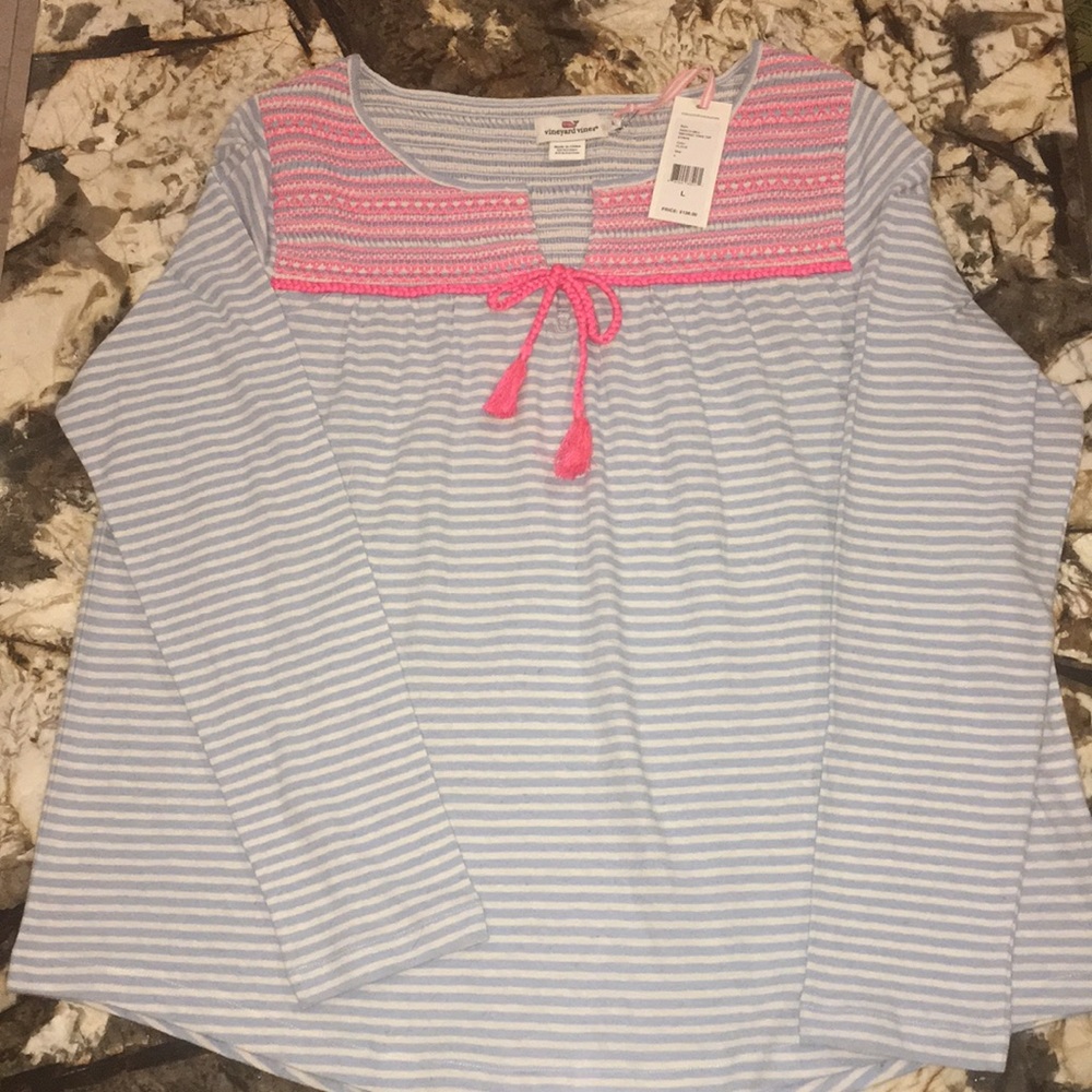 Women’s Vineyard vines lol sleeve top